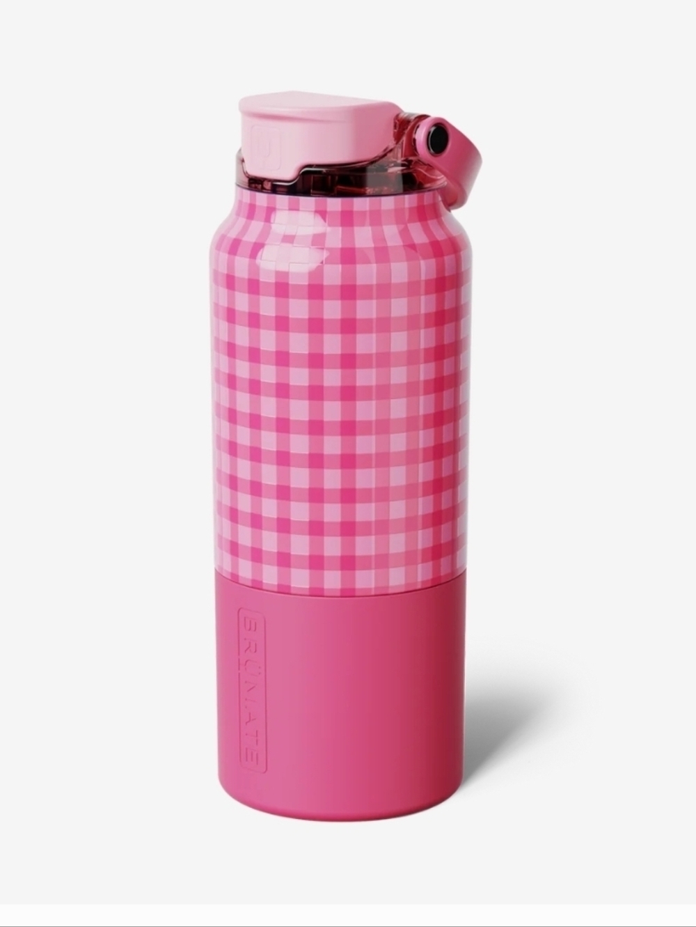 BruMate x Madi Nelson Pink Gingham Rise 35oz